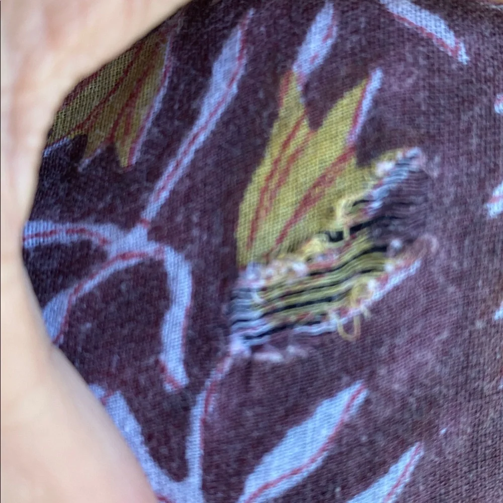 Flawed Daughters of India Women Kyra Midi Dress Sumac XXL Balloon Bohemian - Picture 11 of 11